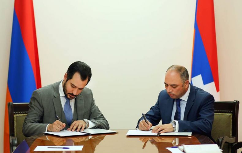 Memorandum signed between Artsakh ministry of economy and industrial infrastructures and Development Fund of Armenia