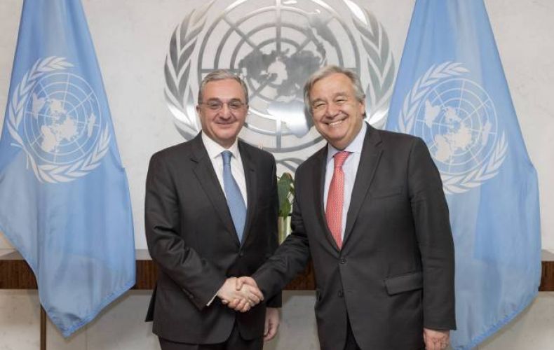 UN ready to assist Armenia’s further development - Secretary-General António Guterres