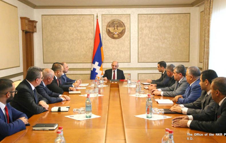 President of Artsakh meets with representatives of industrial infrastructures sphere