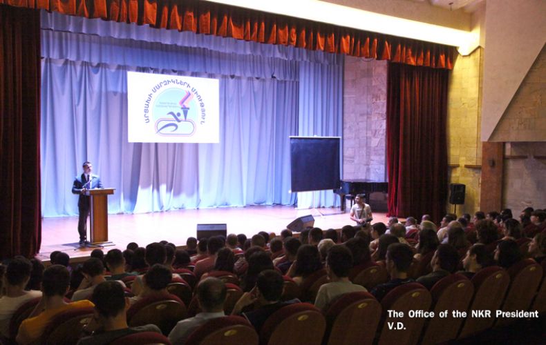 Artsakh leader partook at founding congress of “Artsakh Sportsmen Union” organization