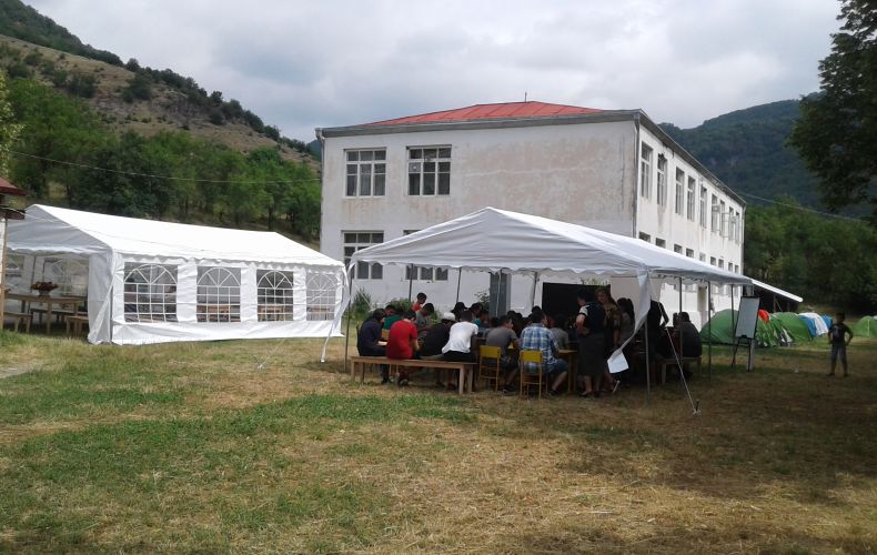 Summer camp of young naturalists opens in Artsakh village Tsmakahogh