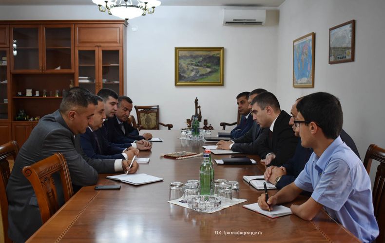 Artsakh State Minister receives delegation of Armenia’s State Service for Food Safety