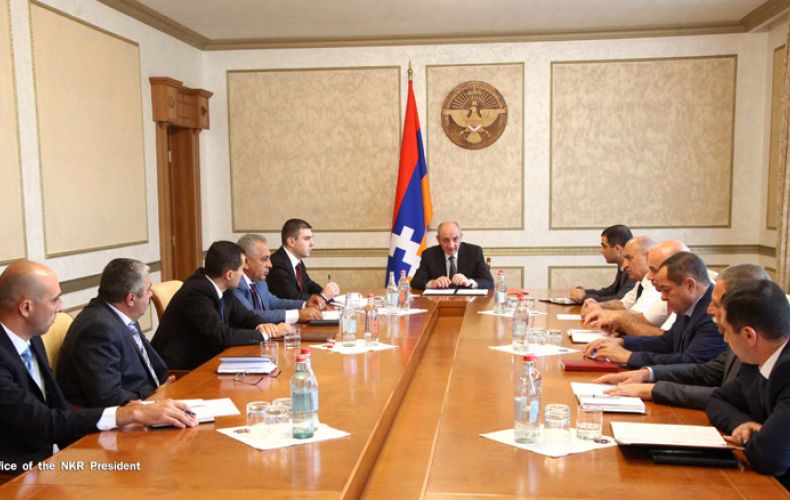 Artsakh President holds meetings with representatives of territorial administration and agriculture spheres