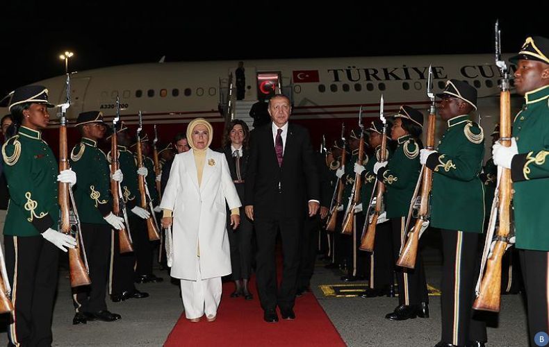 Президент Эрдоган прибыл в ЮАР
