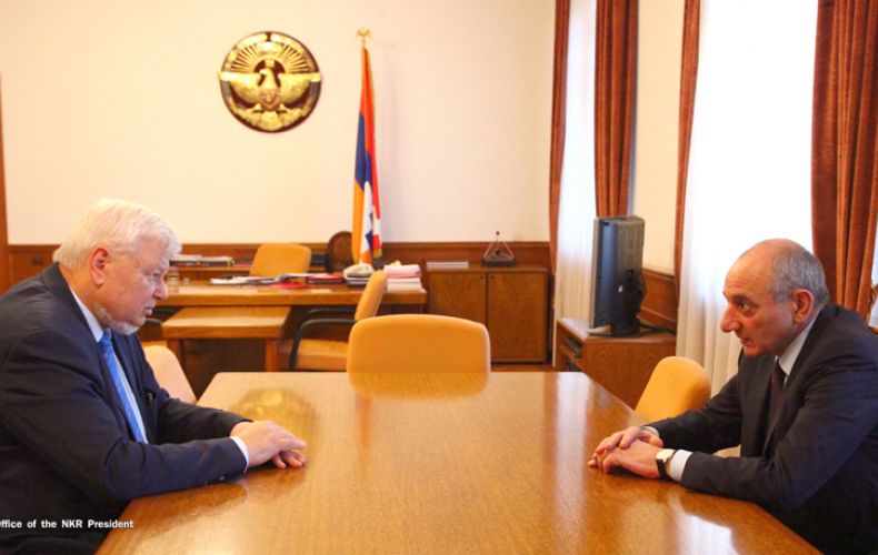 Бако Саакян принял Личного представителя Действующего председателя ОБСЕ, посла Анджея Каспшика