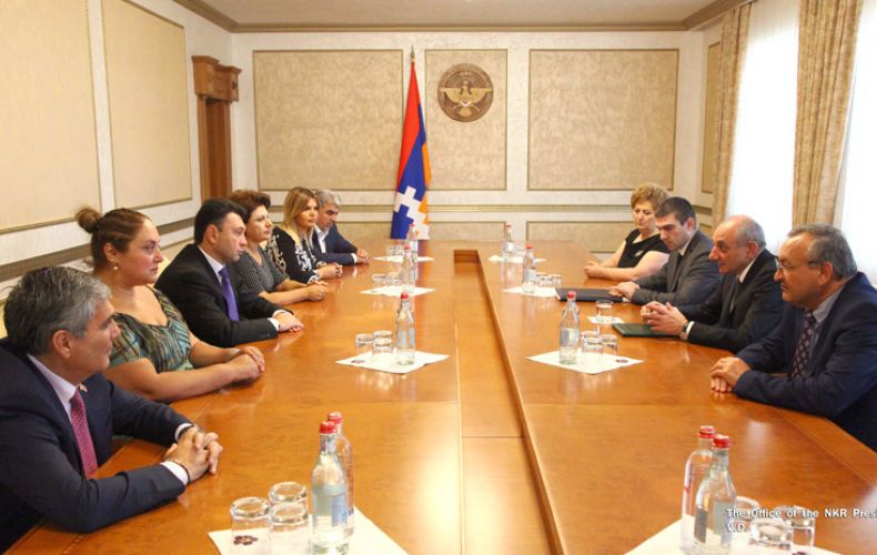 Bako Sahakyan received the delegation of the Armenian National Assembly