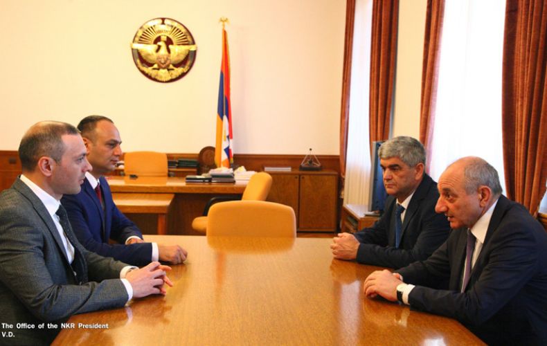 Бако Саакян принял секретаря Совета безопасности Республики Армения