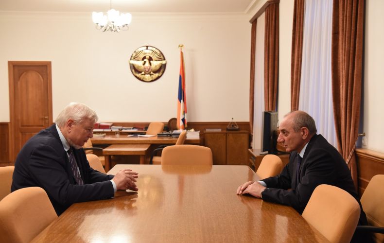 Bako Sahakyan receives OSCE Ambassador Andrzej Kasprzyk