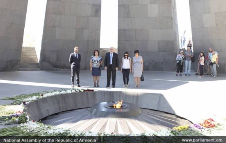 OSCE PA chief visits Armenian Genocide Memorial in Yerevan