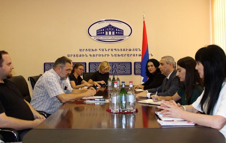 Artsakh FM receives delegation of University of Leipzig