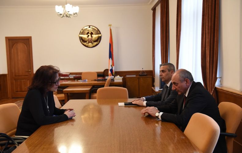 Bako Sahakyan received regional director of the Armenian Assembly of America Arpi Vardanyan