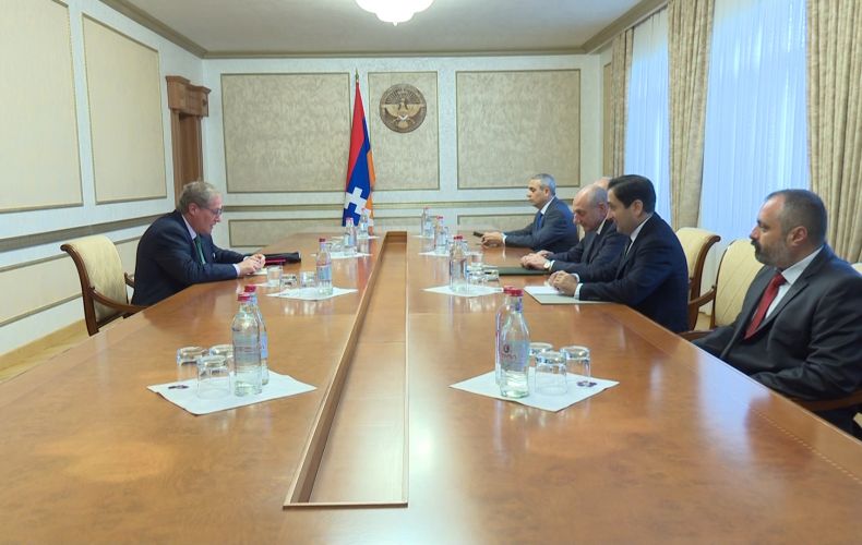 Bako Sahakyan received president of Senate France-Armenia Friendship Group Gilbert-Luc Devinaz