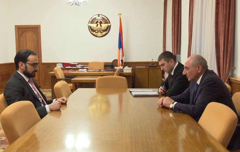 Бако Саакян принял вице-премьера Республики Армения Тиграна Авиняна
