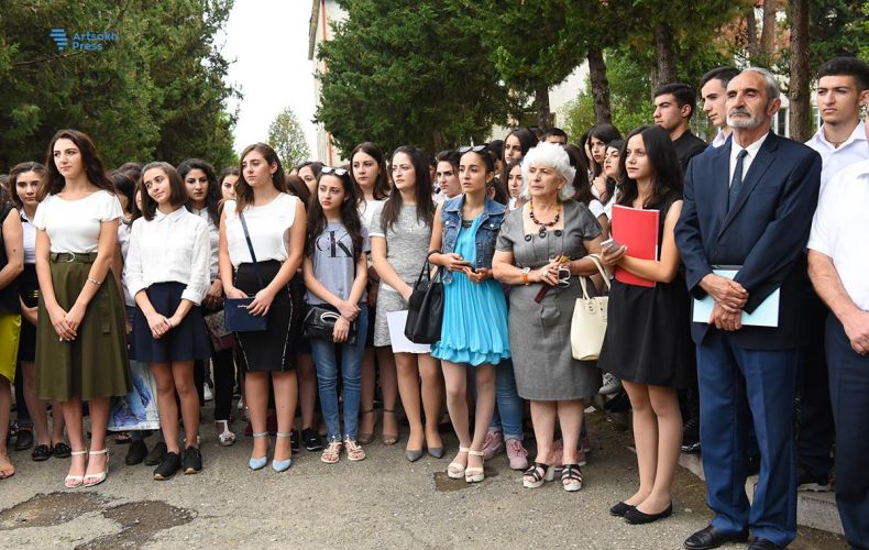 Oath ceremony of the first-year students was held in the Artsakh State University