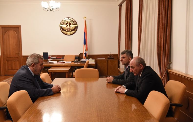 Artsakh Republic President received ARF Dashnaktsutyun Party Bureau representative Hrant Margaryan