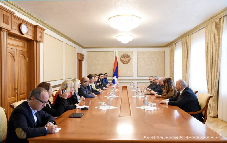 Bako Sahakyan received the delegation of the French town of Valence