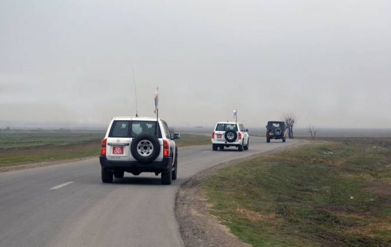 ОБСЕ провела плановый мониторинг на линии соприкосновения вооруженных сил Арцаха и Азербайджана