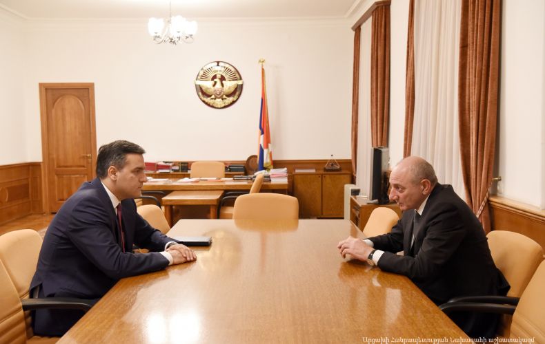 President Bako Sahakyan received the Human Rights Defender of the Republic of Armenia