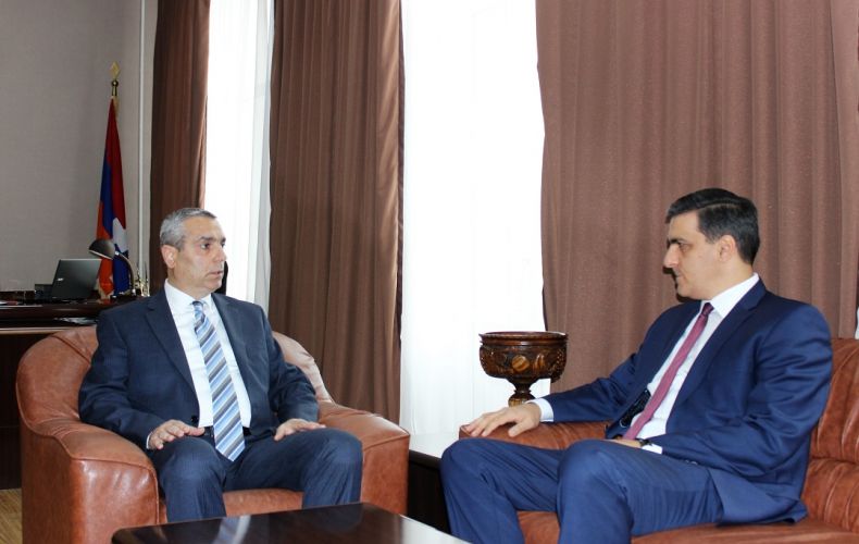 Foreign Minister of Artsakh Received the Human Rights Defender of Armenia