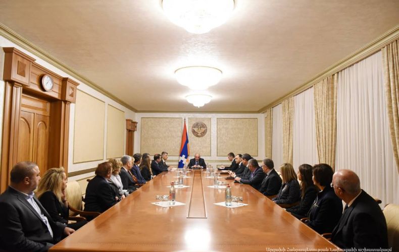 Президент Арцаха принял делегацию организации «Арцах Рутс Инвестмент»