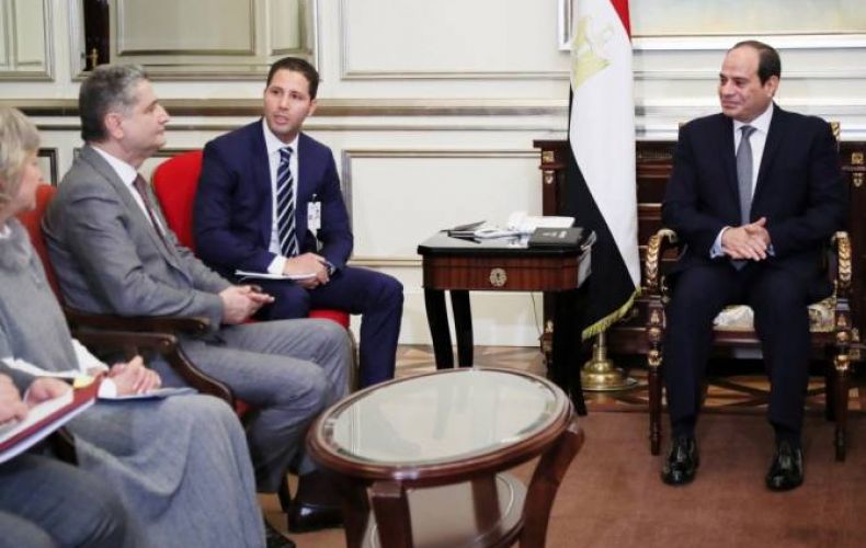 Տիգրան Սարգսյանը և Եգիպտոսի նախագահը քննարկել են ԵԱՏՄ-ի և Եգիպտոսի միջև ազատ առևտրի գոտու շուրջ բանակցությունների մեկնարկի ժամկետները