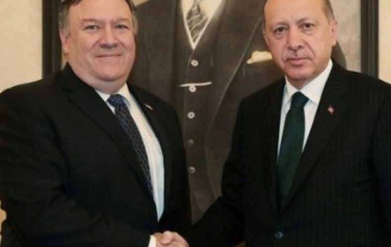 Erdogan holds talks with Pompeo in Ankara