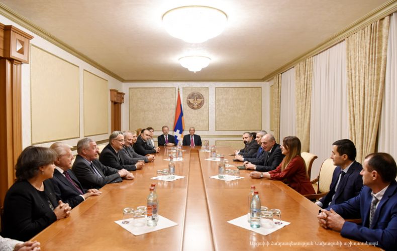 Bako Sahakyan received the delegation of French Arnouville town