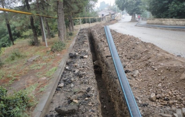В Аскеранском районе ведутся работы по улучшению системы водоснабжения