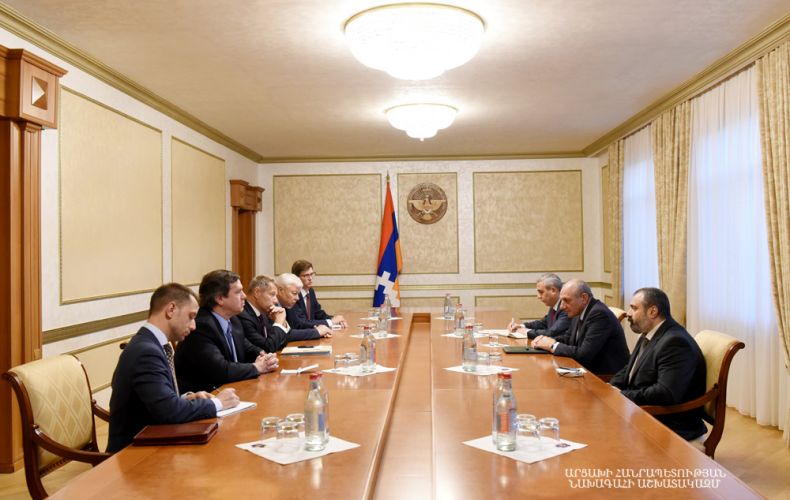 Bako Sahakyan received the OSCE Minsk Group co-chairs