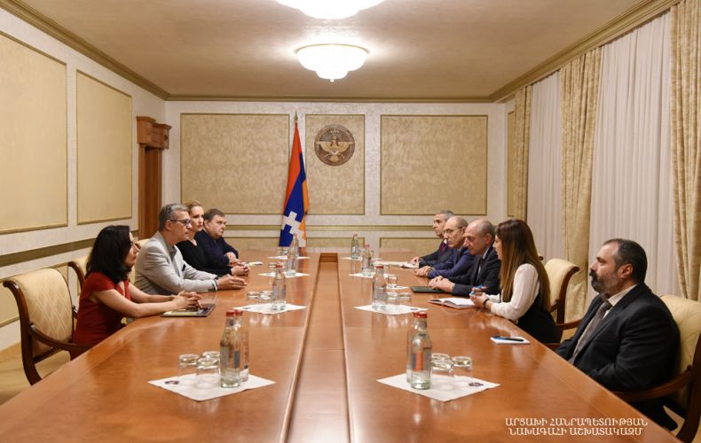  President Bako Sahakyan received the delegation of the Belgian Federal Parliament