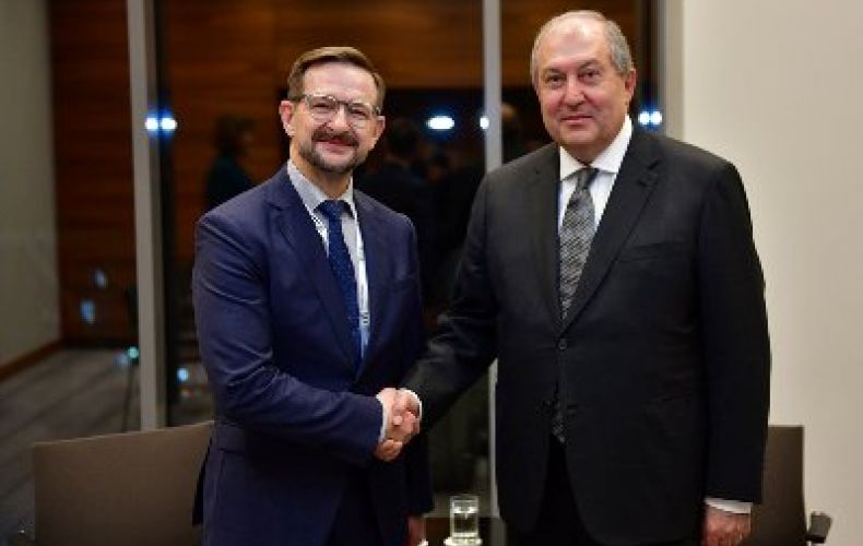 Президент Армении встретился с генеральным секретарем ОБСЕ 
