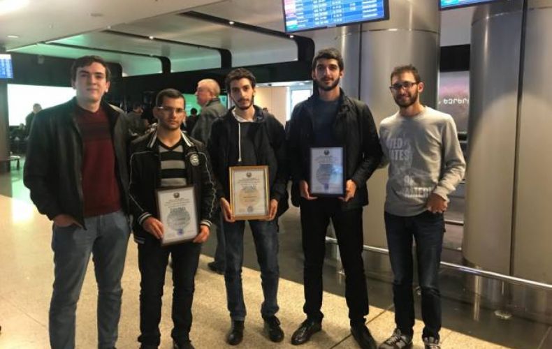 Հայ երիտասարդ մաթեմատիկոսները Ուզբեկստանից վերադարձել են 3 մեդալով

