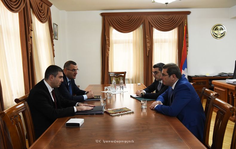 Artsakh State Minister received chairman of State Revenue Committee of the Republic of Armenia