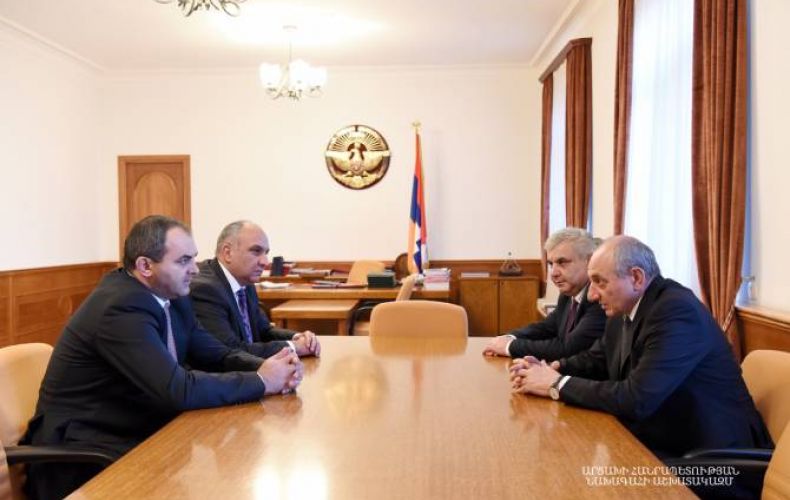Президент Республики Арцах принял генерального прокурора Республики Армения