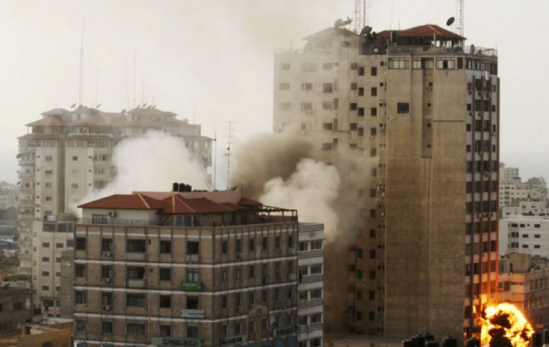 Israel bombs Hamas TV station in Gaza