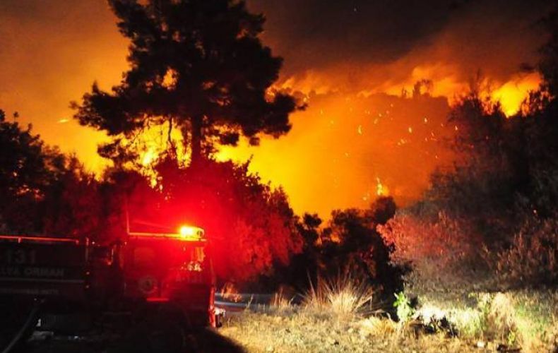 Թուրքիայում անտառային խոշոր հրդեհ է բռնկվել