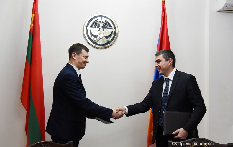 Trade representations will be established in Stepanakert and Tiraspol. State Minister Martirosyan and Deputy Prime Minister Tsurkan signed an agreement