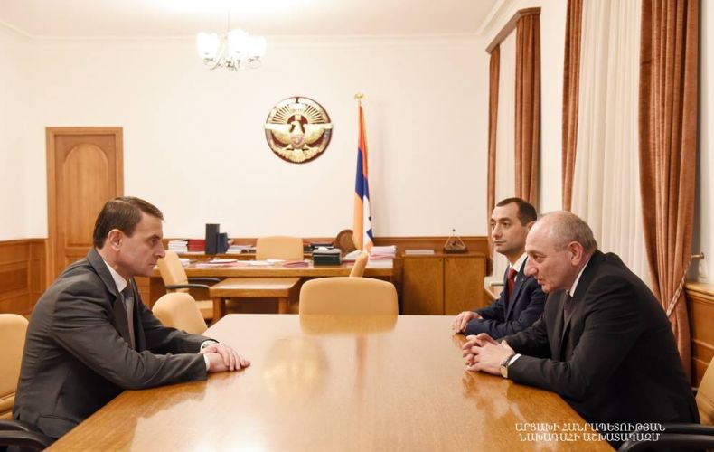 President Bako Sahakyan received Chief of the Police of Armenia Valeriy Osipyan
