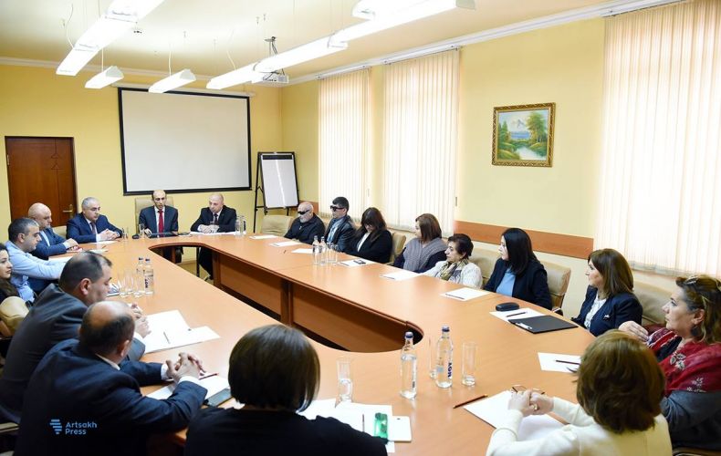 Round-table discussion on the protection of rights of disabled persons was held in Stepanakert