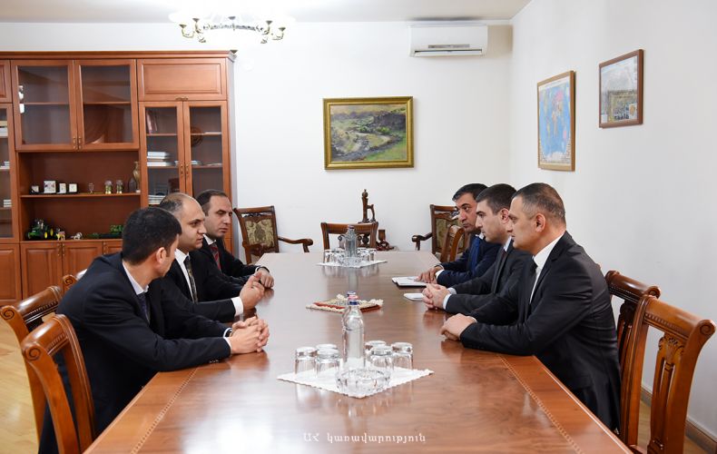 Grigory Martirosyan received the delegation headed by Gegham Gevorgyan
