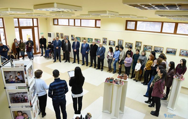 Caroline Cox Rehabilitation Center of Stepanakert organized an exhibition dedicated to the International Day of Disabled Persons
