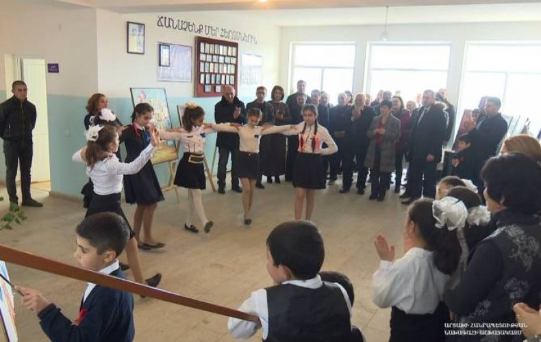 President Bako Sahakyan visits village school