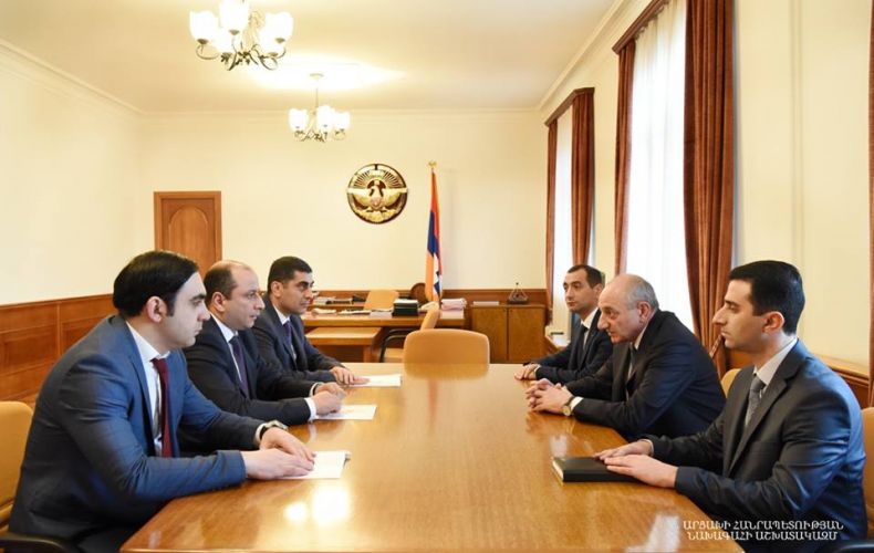 Artsakh Republic President received head of the Penitentiary Service of the ministry of justice of Armenia