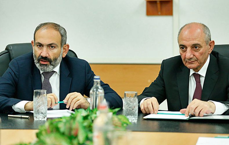 Artsakh President, Armenian PM hold meeting in Yerevan