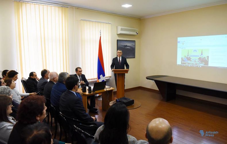 Presentation of the new official website of the Ministry of Foreign Affairs of the Republic of Artsakh took place in the Ministry