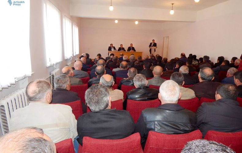 Minister of Agriculture of the Republic of Artsakh held a working consultation in Askeran