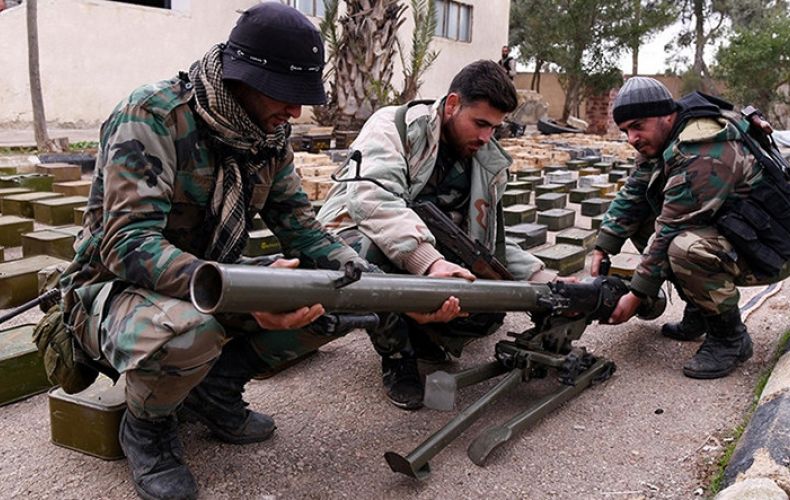 Սիրիայում զինվորականները գտել են գրոհայինների թաքցրած զինամթերքը