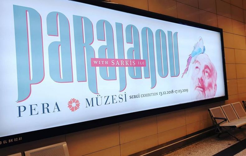 Փարաջանովի ցուցահանդեսի խոշոր պաստառը տեղադրվել է Ստամբուլի օդանավակայանում