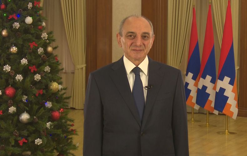  Bako Sahakyan addressed a congratulatory message on the New Year and Christmas holidays
