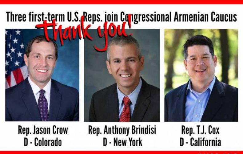 3 lawmakers join Congressional Armenian Caucus
